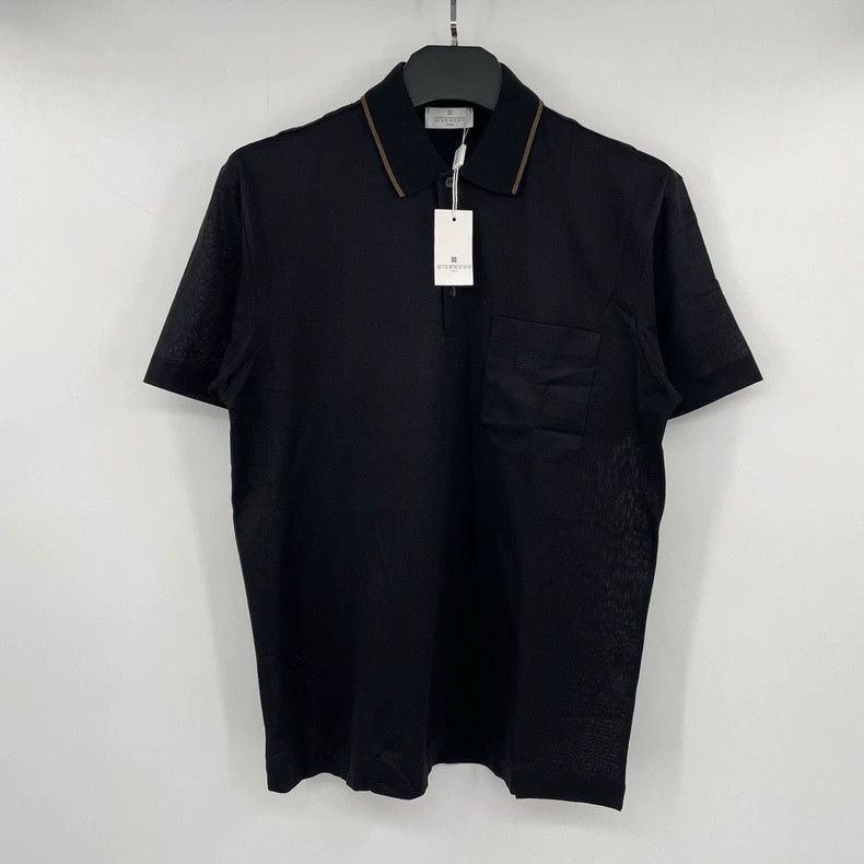 Givenchy Givenchy Chest Embroidered Pocket Short Sleeve Polo Size US M / EU 48-50 / 2 - 1 Thumbnail