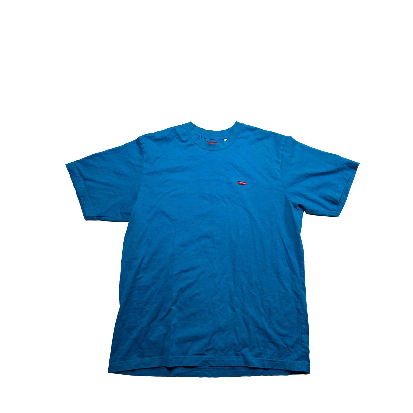 Supreme Supreme Navy Bandana Paisley Box Logo Tee FW19 | Grailed