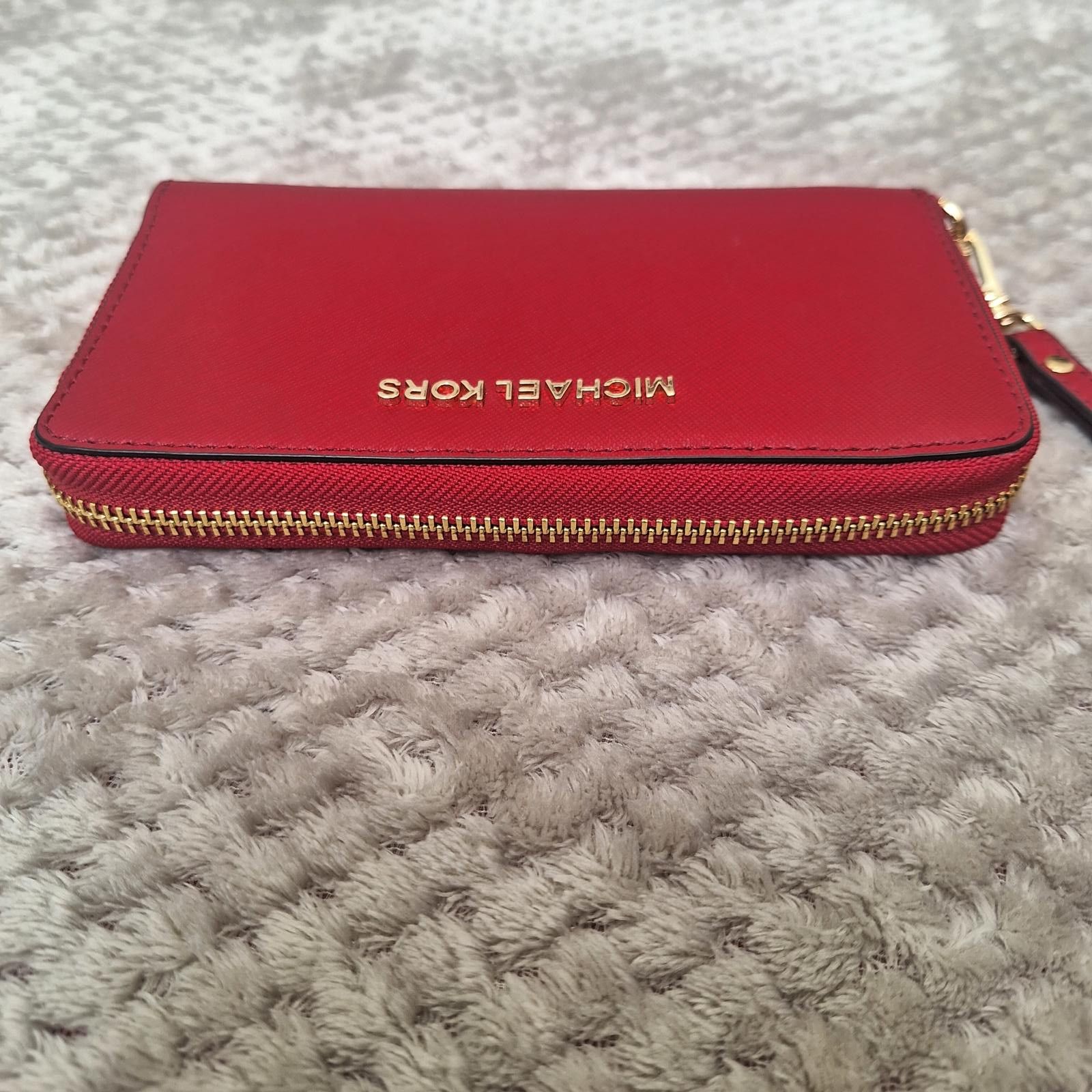 Michael Kors New -Michael Kors Jet Travel Continental long wallet in red Size ONE SIZE - 5 Thumbnail