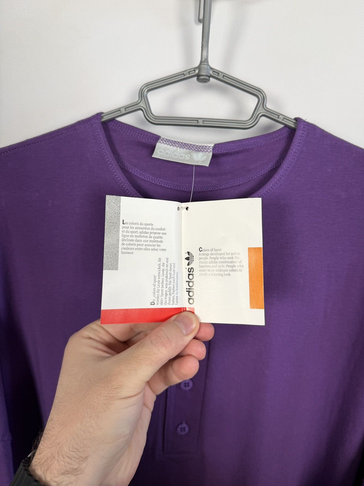 Adidas Adidas Henley Shirt 90s Style Oversized Trefoil Logo Size L Size US L / EU 52-54 / 3 - 10 Thumbnail