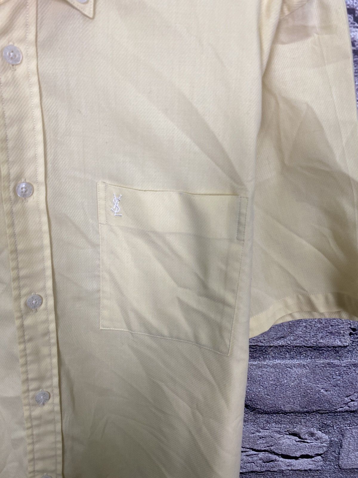 Yves Saint Laurent Vintage swede shirt Yves Saint Laurent Size US L / EU 52-54 / 3 - 3 Thumbnail