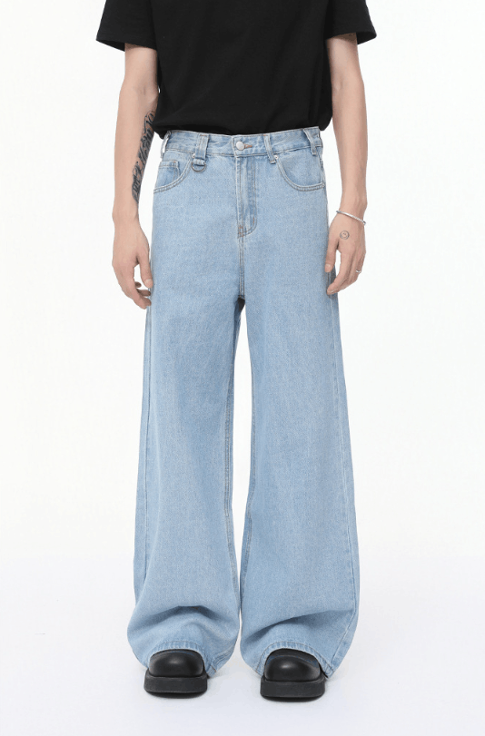 Jean High street wide leg loose straight cleanfit jeans Size US 32 / EU 48 - 1 Thumbnail