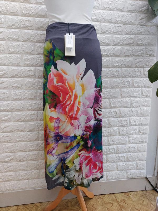 The Difference James Lakeland floral print long skirt 12/14 Size 32" / US 10 / IT 46 - 5 Thumbnail