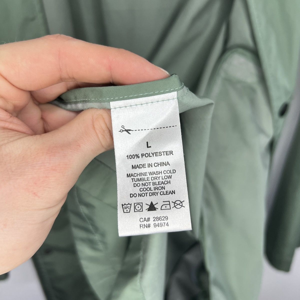 Stussy × Vintage Spellout Long Hooded Coach Jacket Laguna Beach Rain Coat Size US L / EU 52-54 / 3 - 12 Thumbnail