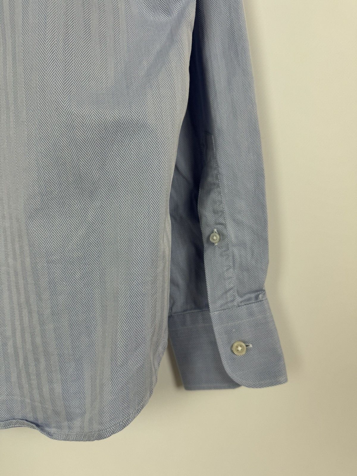 Z Zegna Z Zegna Blue Drop 8 Fit Shirt Size US M / EU 48-50 / 2 - 10 Thumbnail