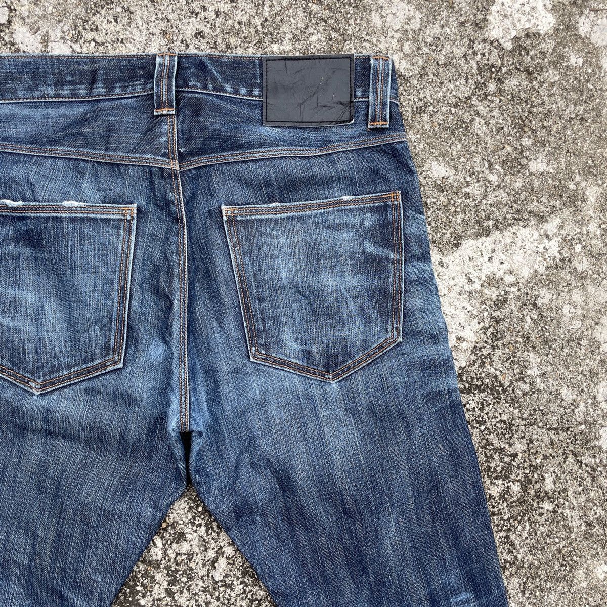 Japanese Brand Vintage Back Number Faded Denim Jeans Size US 32 / EU 48 - 8 Thumbnail