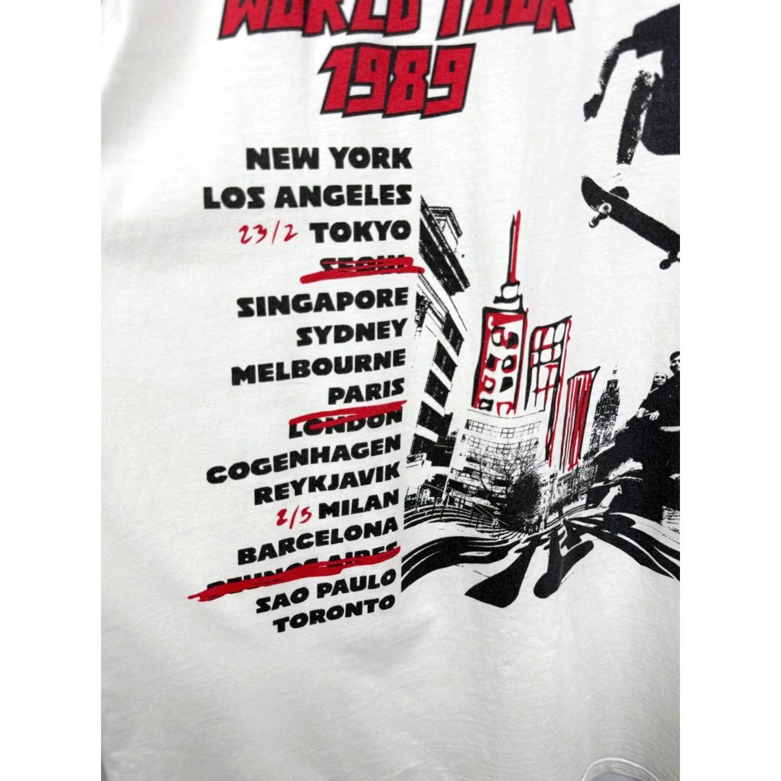 No Fear No Fear Skate World Tour 1989 Rare T-Shirt XL White Men T-Shirt Vintage Hype Clothing Size US XL / EU 56 / 4 - 7 Thumbnail