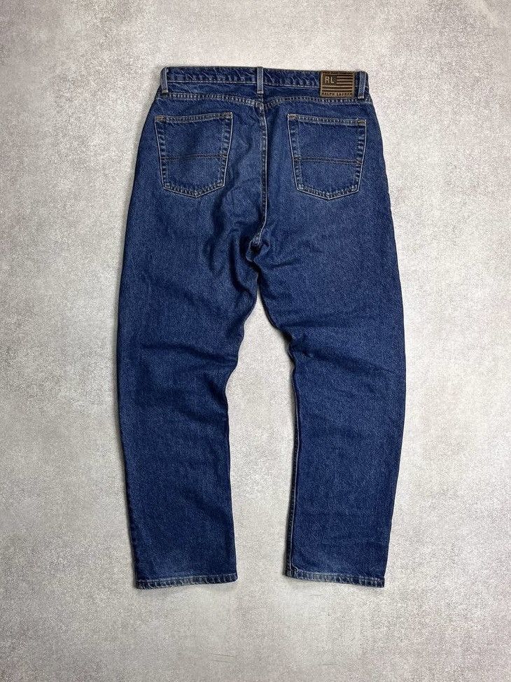 Other Vintage Polo Ralph Lauren Baggy Denim Jeans Flared Y2K 36x32 Size US 36 / EU 52 - 1 Thumbnail