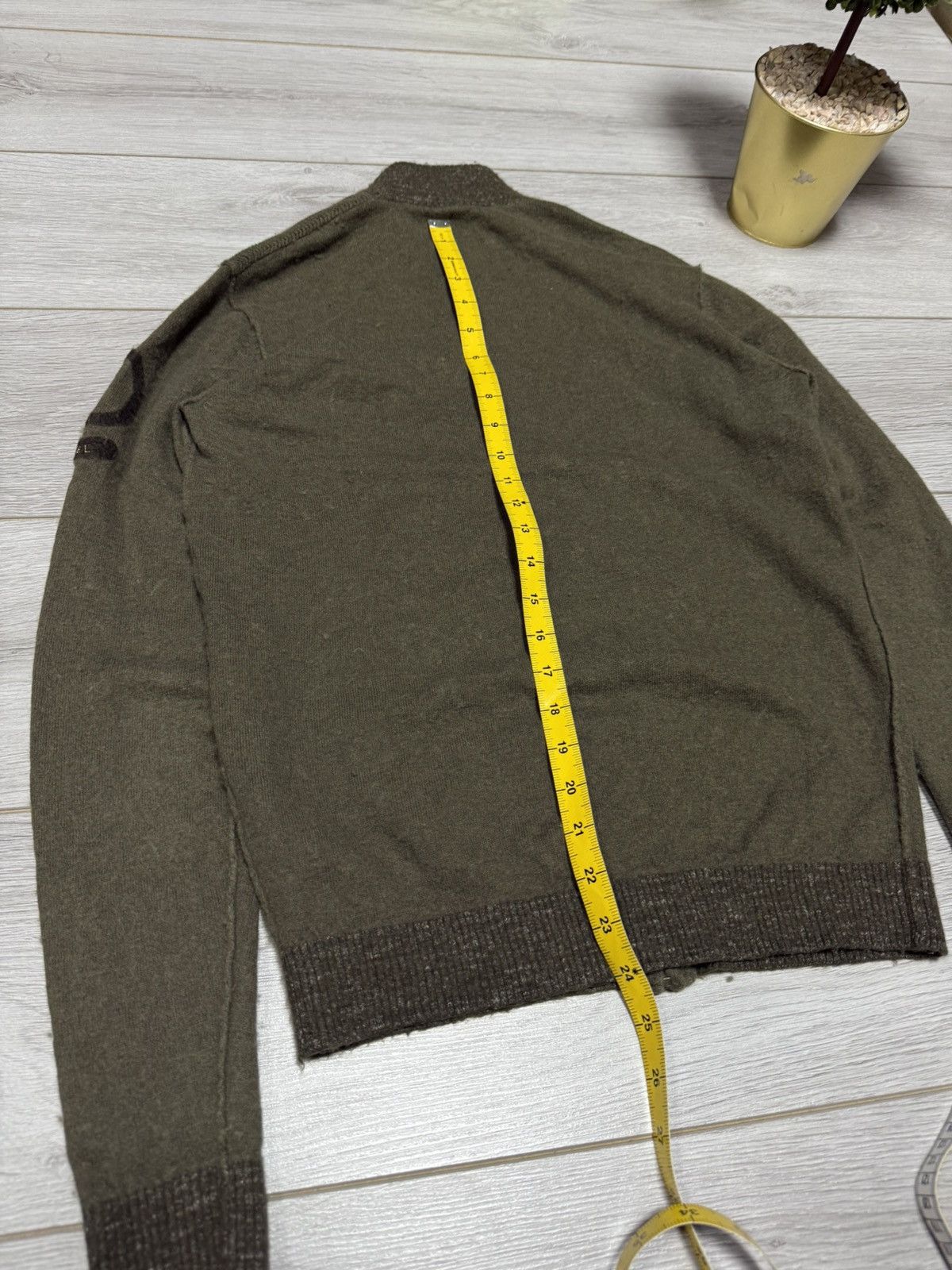 Diesel Diesel wool linen sweater zip zip Size US L / EU 52-54 / 3 - 13 Thumbnail