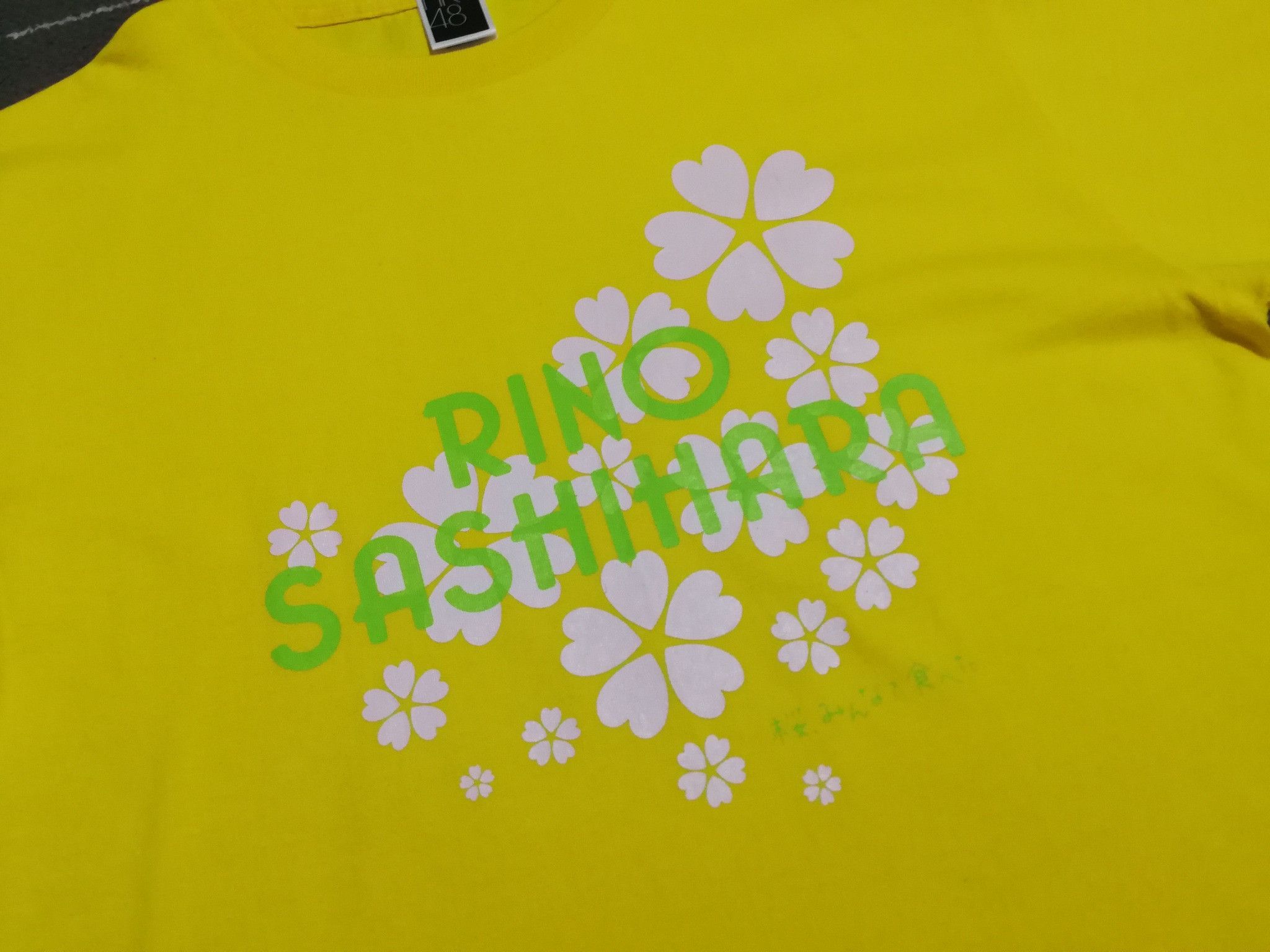 Japanese Brand Rino Sashihara HKT 48 tee M 1958 japanese artis Size US M / EU 48-50 / 2 - 8 Thumbnail