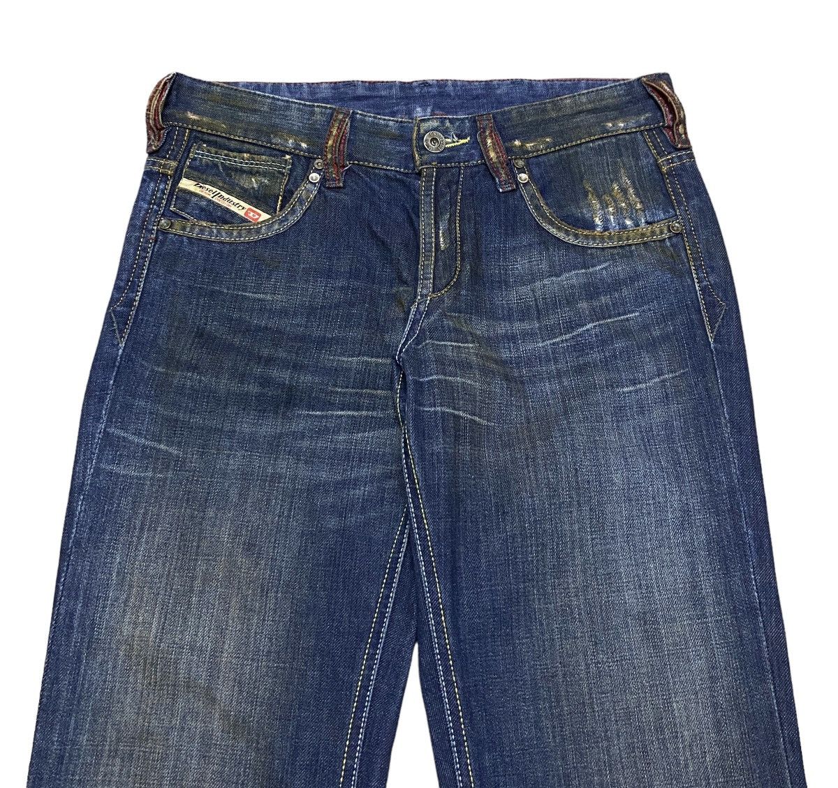 Diesel × If Six Was Nine Rare Design Vintage Brand Diesel Flared Jeans 1990s Size US 28 / EU 44 - 3 Thumbnail