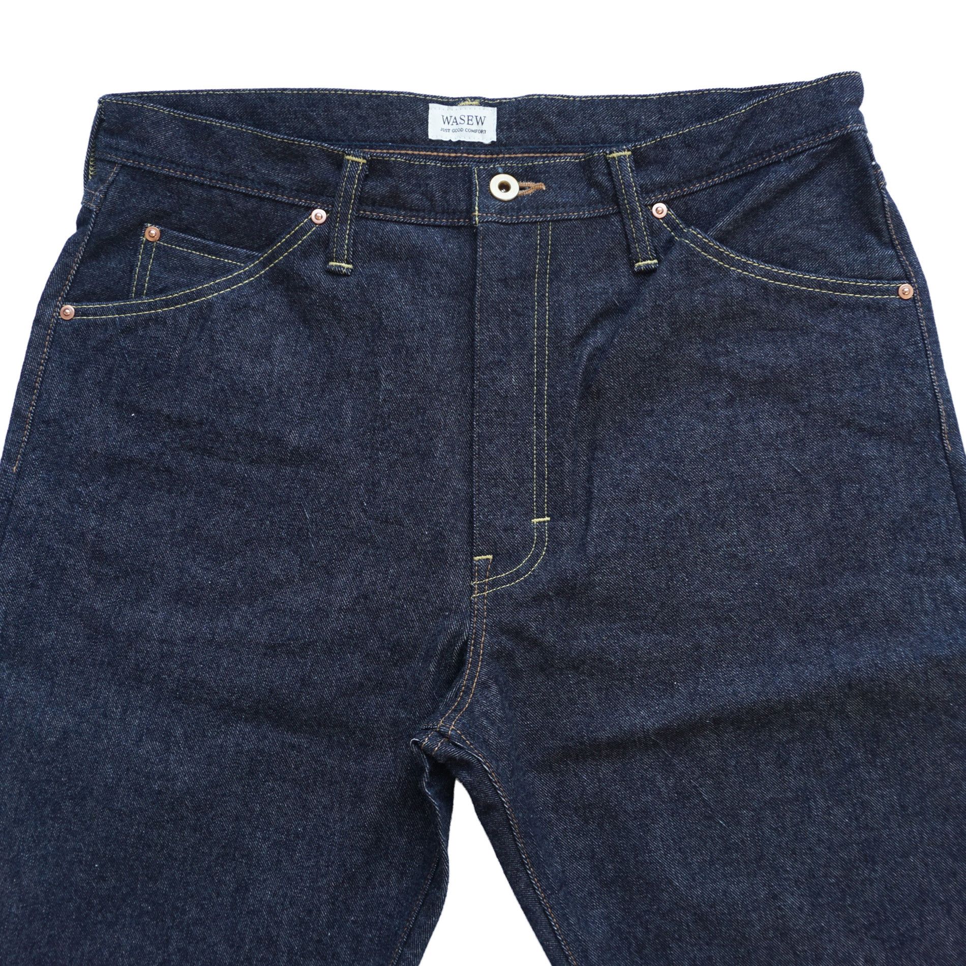 Japanese Brand WASEW 0110 W34 x L32 LHT Japanese Selvedge Jeans Size US 34 / EU 50 - 3 Thumbnail