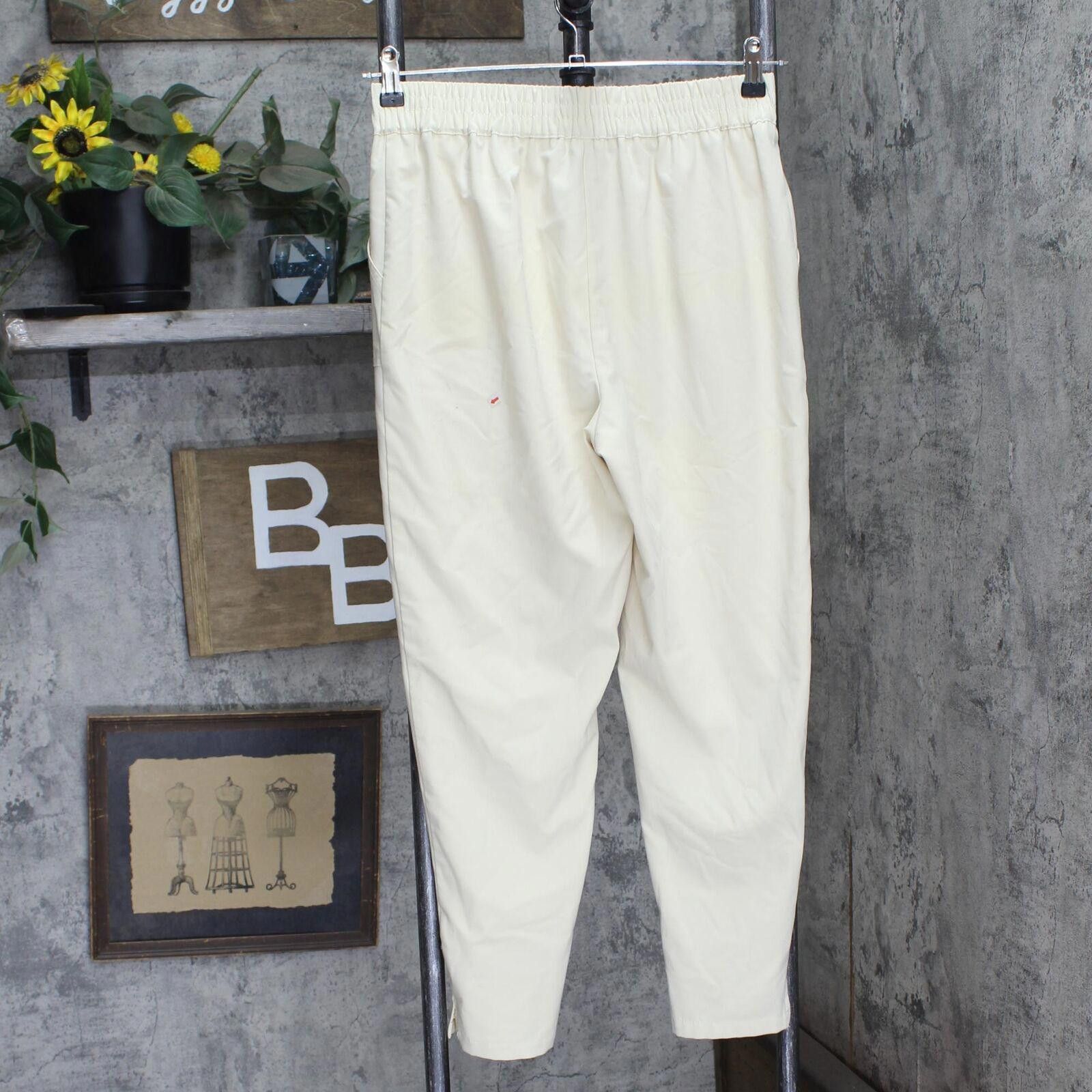 Calvin Klein Calvin Klein Drawstring Straight Leg Pants Light Yellow S Size 28" / US 6 / IT 42 - 2 Thumbnail