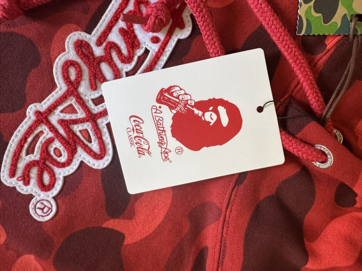 Bape BAPE x Coca-Cola color camo ape head pullover hoodie Size US L / EU 52-54 / 3 - 4 Thumbnail