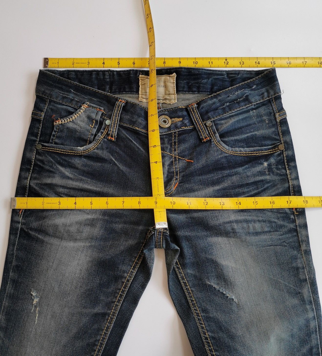 Japanese Brand Lolita Distressed Jeans Size 30" / US 8 / IT 44 - 11 Thumbnail