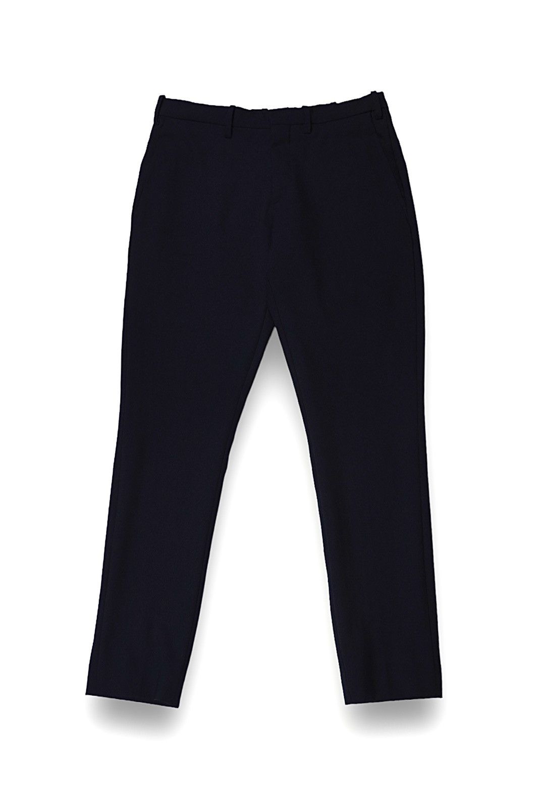 Neil Barrett Woven Slim Fit Wool Dark Navy Trousers Pants