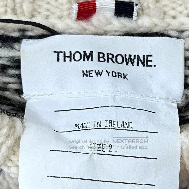 Thom Browne Thom Browne Fair Isle Chunky Knit Sweater. Size US S / EU 44-46 / 1 - 4 Thumbnail