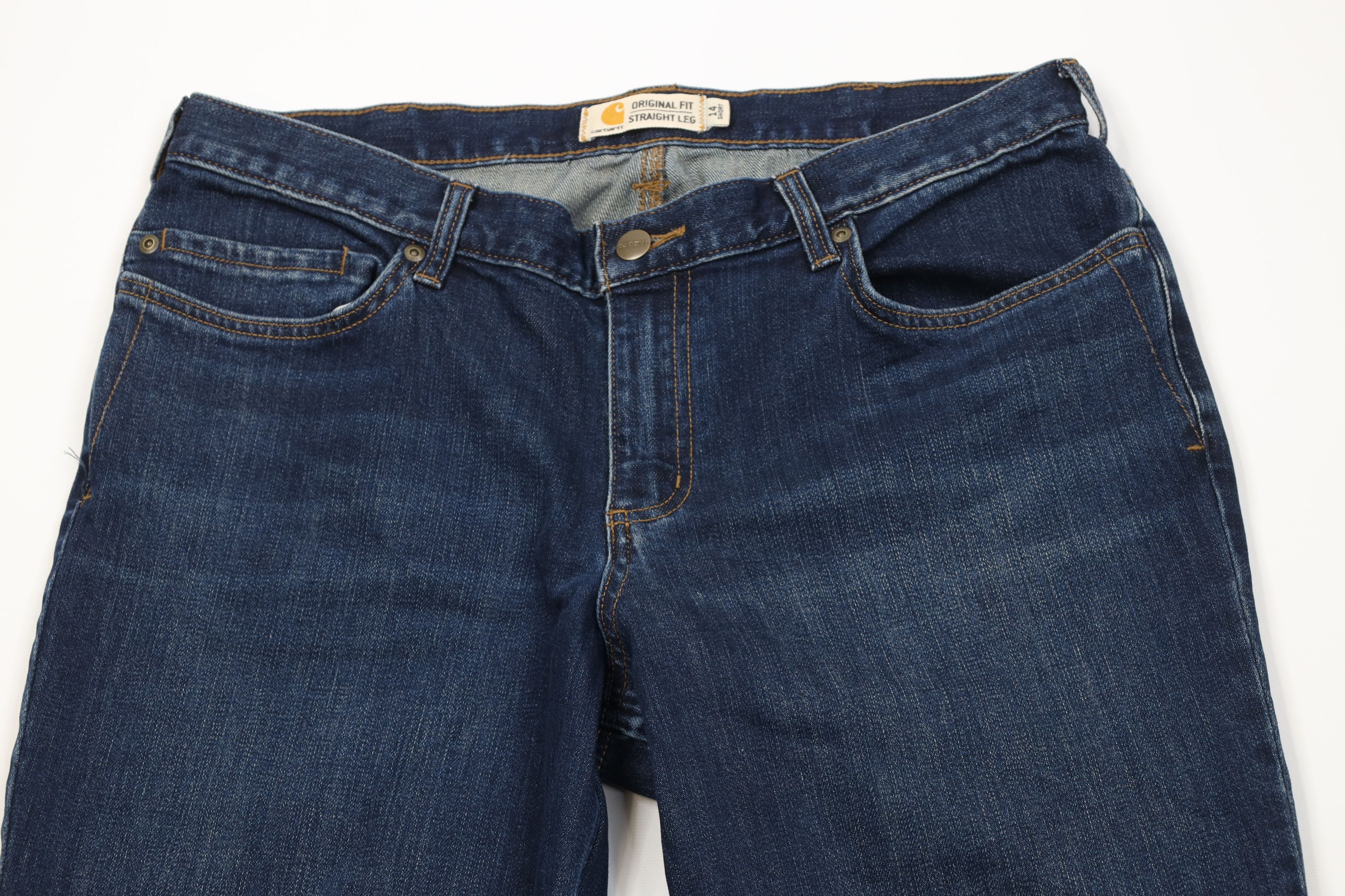 Carhartt Vintage Carhartt Short Original Flared Straight Leg Jeans Size 36" / US 14 / IT 50 - 2 Thumbnail