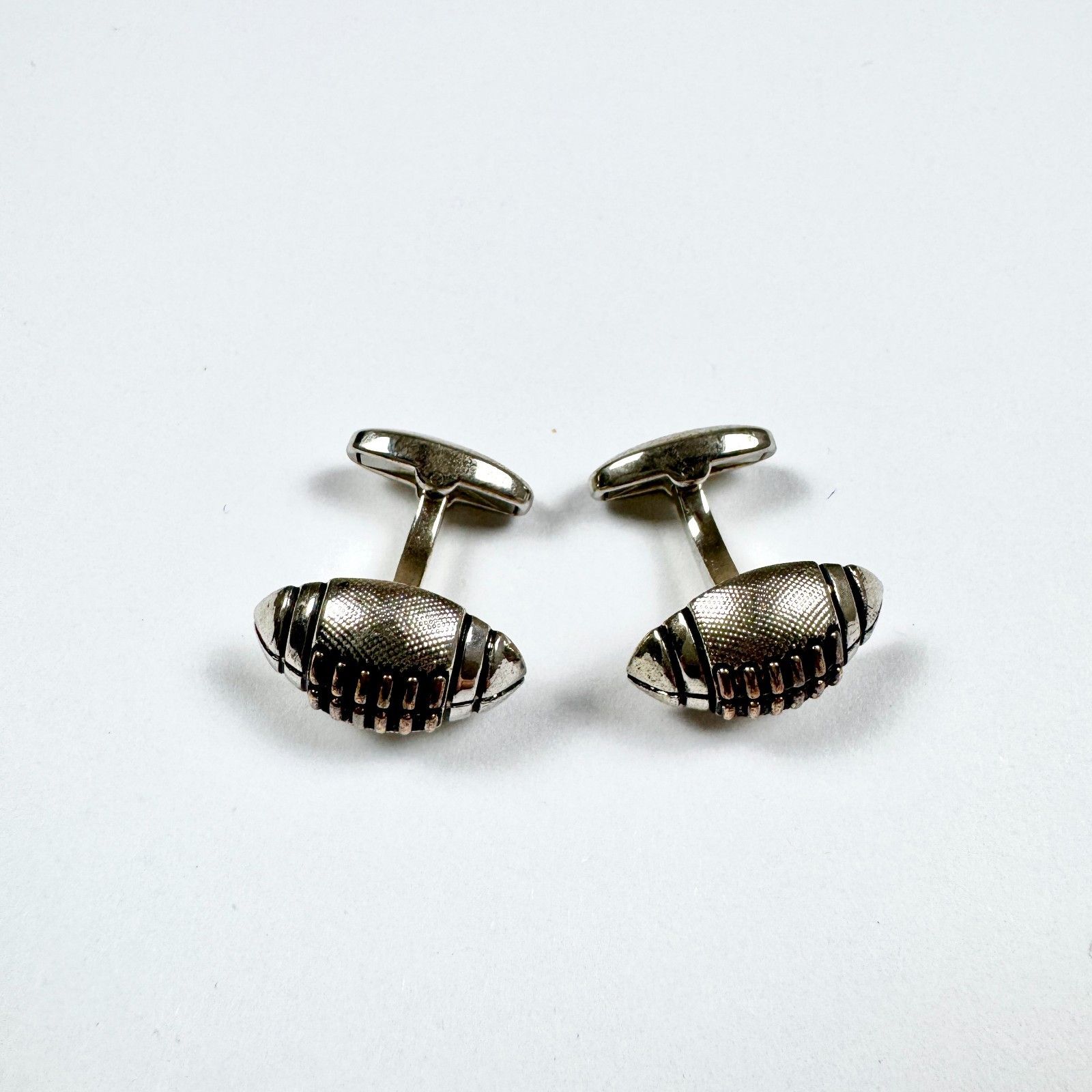 Paul Smith Paul Smith Silver Football Rugby Cufflinks Sporty Size ONE SIZE - 2 Thumbnail