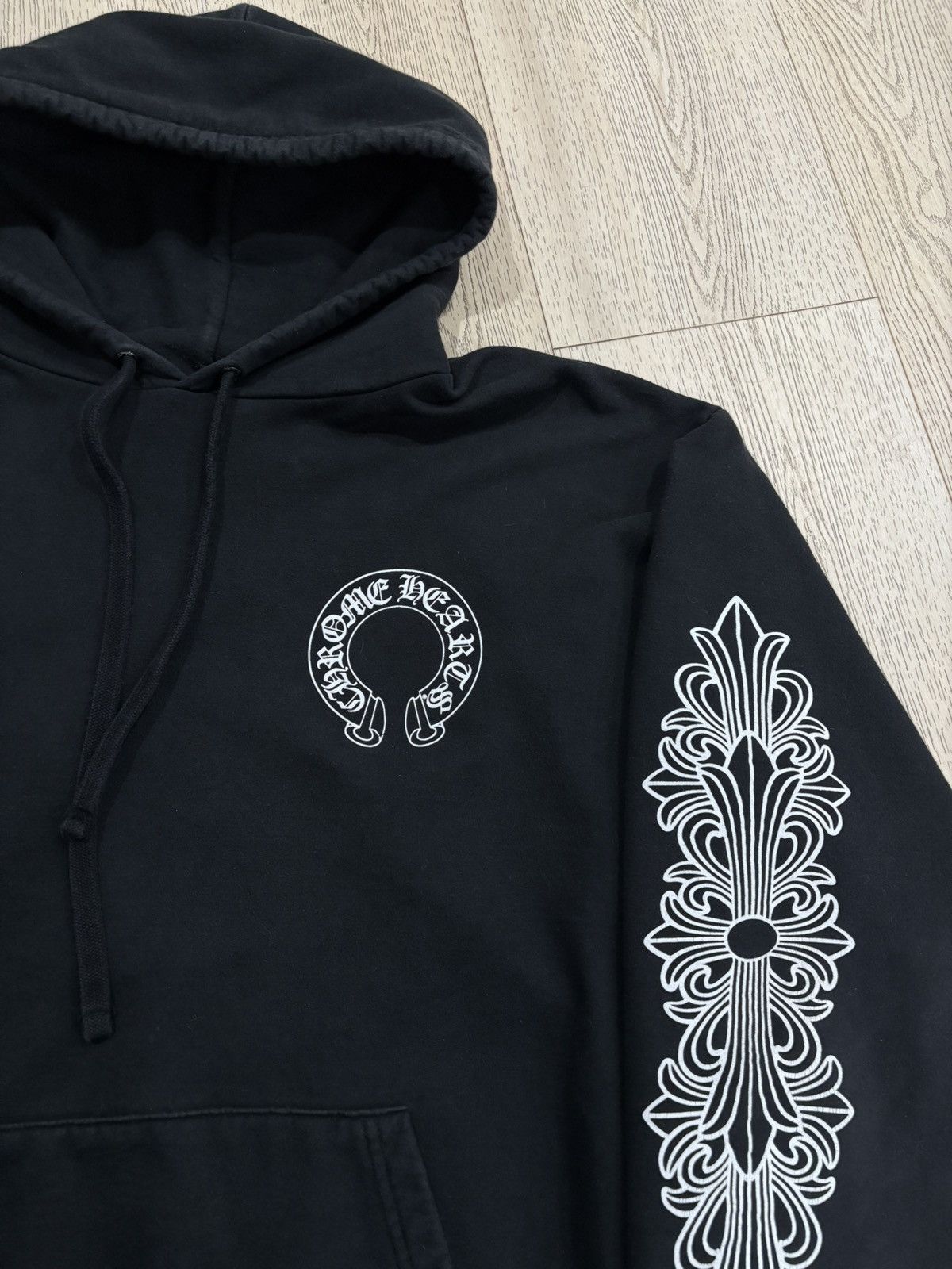Chrome Hearts Chrome Hearts Floral Horseshoe Hoodie Size US XXL / EU 58 / 5 - 3 Thumbnail
