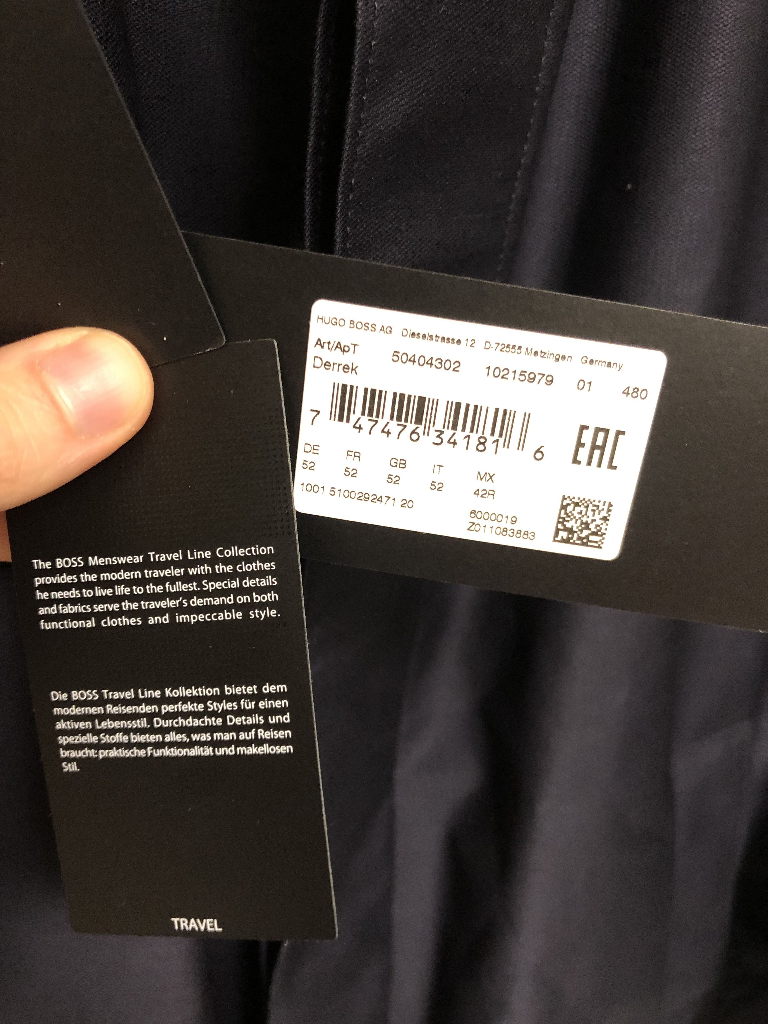 Hugo Boss Boss Marzotto Virgin Wool Car Coat Water Wind Repellent Size US L / EU 52-54 / 3 - 12 Thumbnail