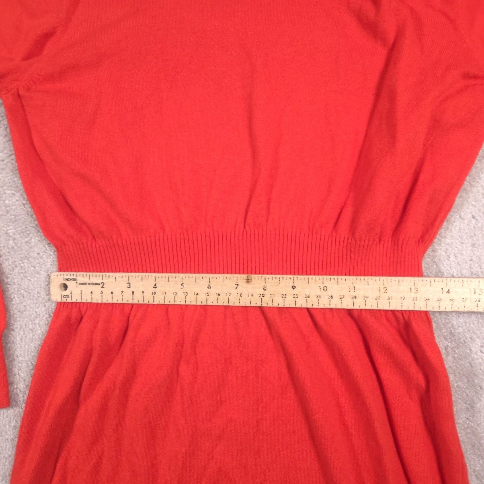 Old Navy Old Navy Knit Turtleneck Sweater Dress Womens Large Orange Long Sleeve Size L / US 10 / IT 46 - 7 Thumbnail