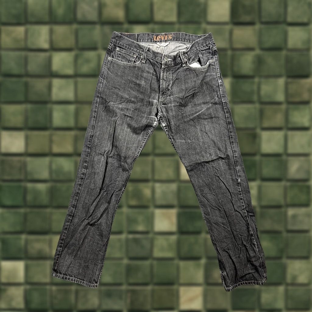 Levi's VINTAGE Levi's 514 Jeans Mens Black Slim Straight Leg Distressed 34x32 Regular Waist 34 Inseam 32 Pockets 5-Pocket Denim Cotton USA 500 Series Size US 34 / EU 50 - 1 Thumbnail