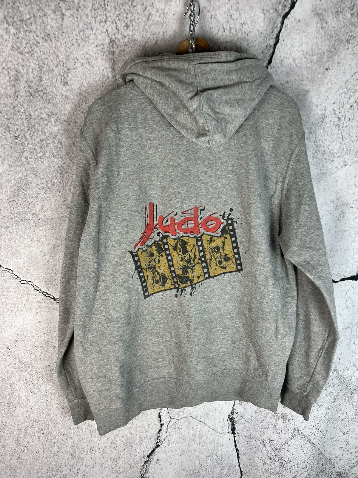 Japanese Brand Vintage 90s Judo fight style zip sweatshirt Japanese rare Size US L / EU 52-54 / 3 - 2 Thumbnail