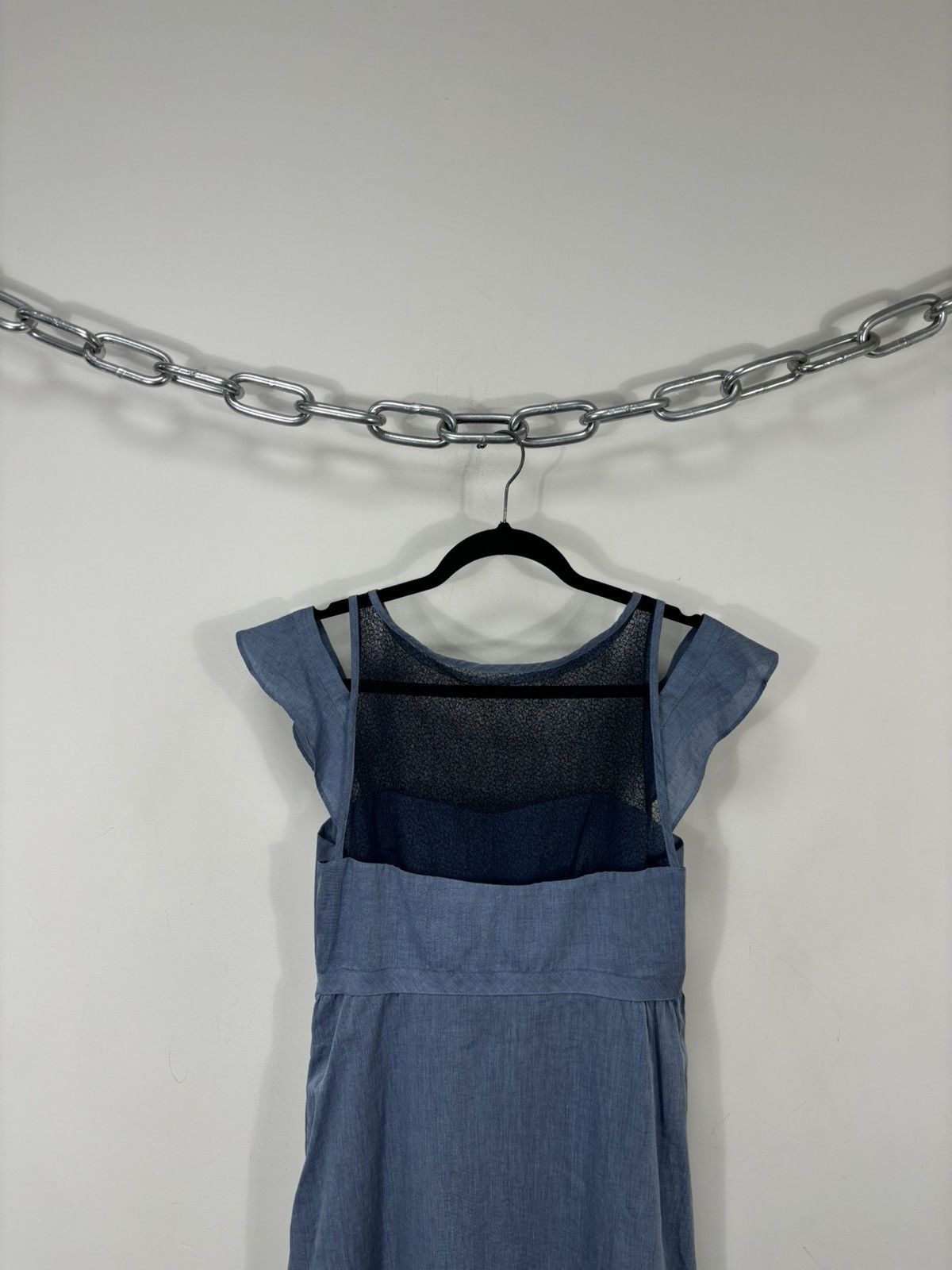 Cop Copine Cop Copine Salix Robe NWT Women’s Lined Blue Midi Dress Size M / US 6-8 / IT 42-44 - 16 Thumbnail