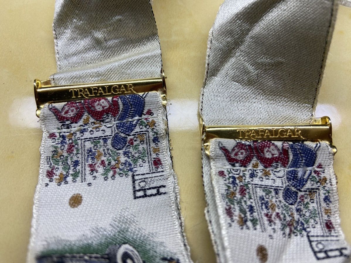 Trafalgar × Vintage TRAFALGAR SUSPENDER LET’S PLAY BASEBALL SILK LEATHER Size ONE SIZE - 10 Thumbnail