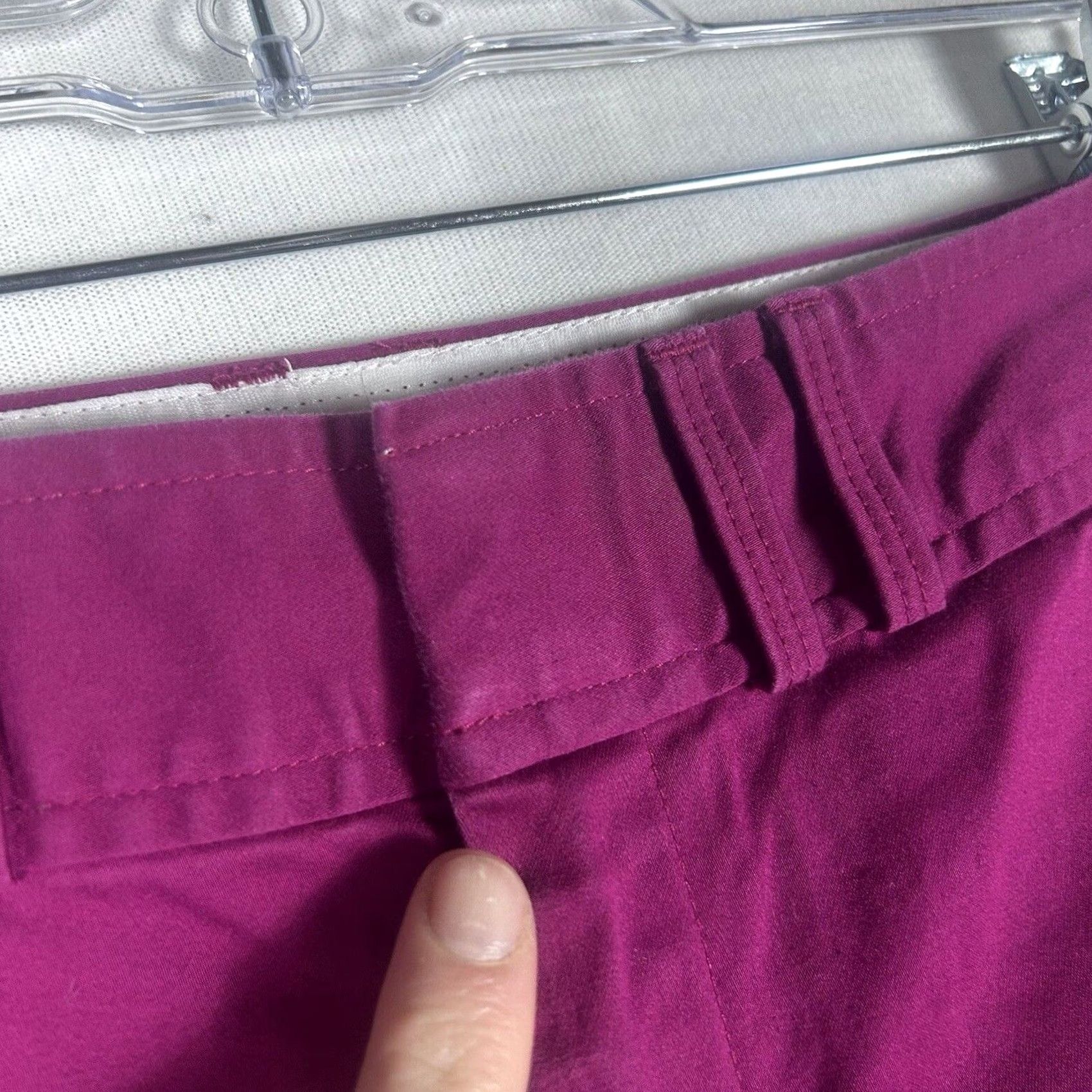 Banana Republic Banana Republic Ryan Fit Ankle Pants Womens Size 2 Pink Stretch Formal Work Regular Size 26" / US 2 / IT 38 - 2 Thumbnail