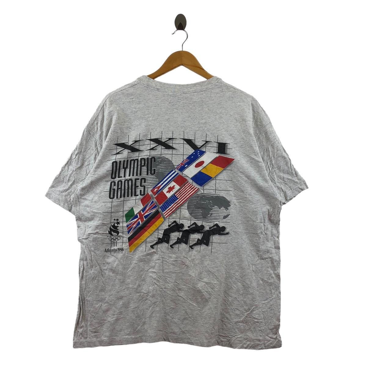 Vintage Vintage 1996 OLYMPIC GAMES ATLANTA National Flags Tee Shirt Size US XL / EU 56 / 4 - 2 Thumbnail