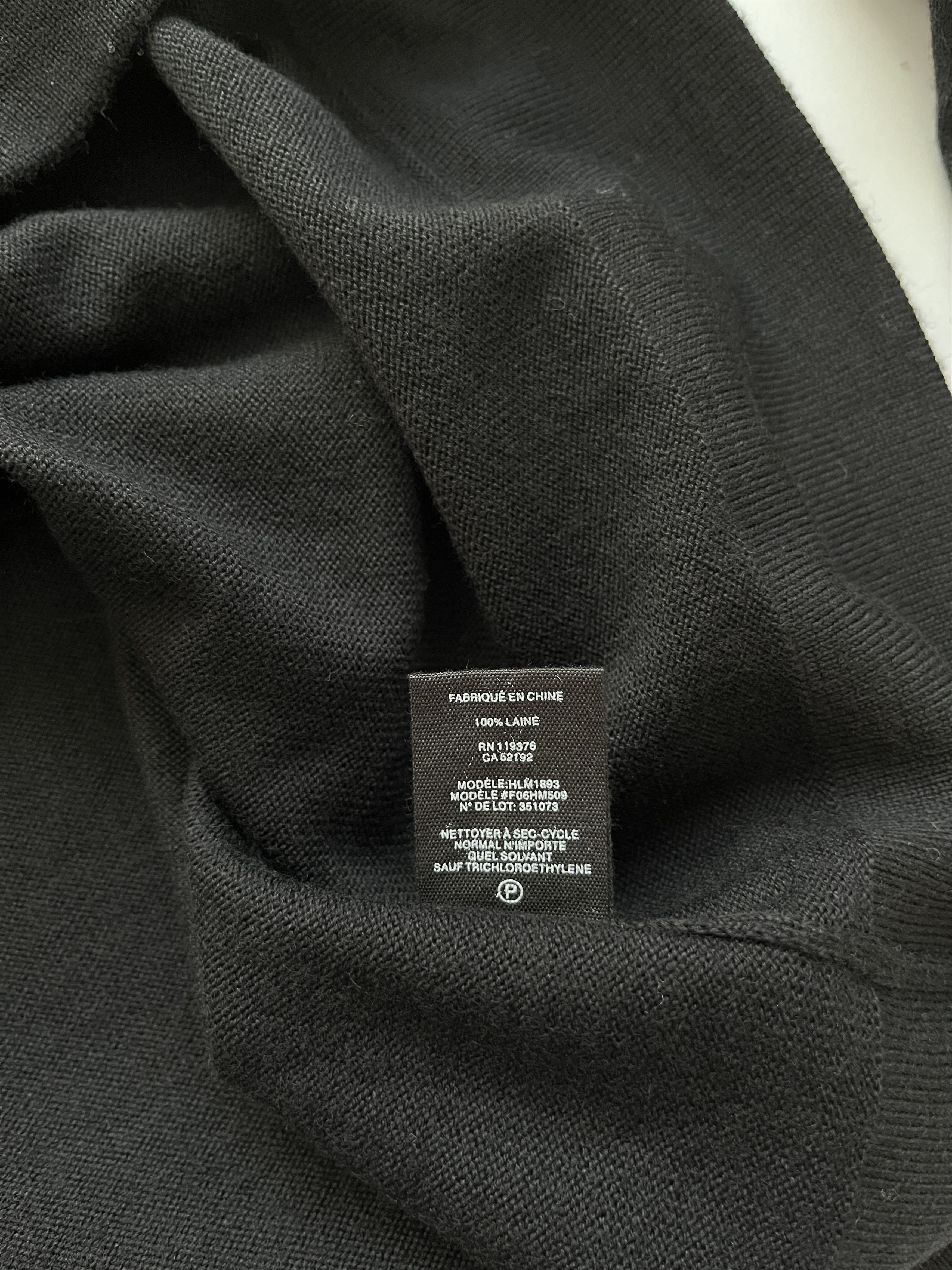 Helmut Lang ⚡️QUICK SALE⚡️Helmut Lang Black Crewneck Wool Knit Sweater Size US M / EU 48-50 / 2 - 5 Thumbnail