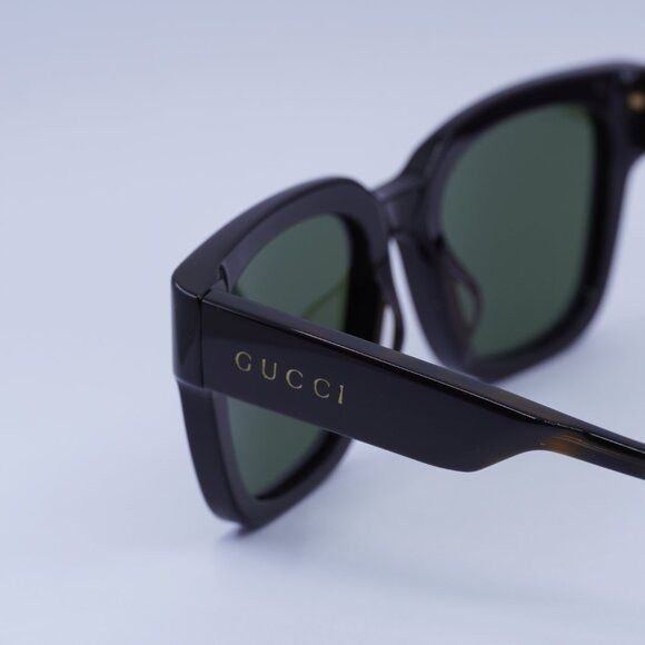 Gucci Gucci GG1670SK 003 Sunglasses Black\Havana Square Frame Size ONE SIZE - 6 Thumbnail