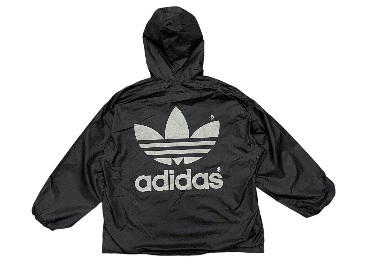 Adidas × Japanese Brand × Vintage 80s ADIDAS BIG LOGO HOODIE LIGHT JACKET RARE Size US M / EU 48-50 / 2 - 3 Thumbnail