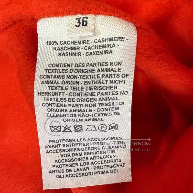 Hermes Hermes Orange Cashmere Belted Mid-length Trench Coat Size XS / US 0-2 / IT 36-38 - 4 Thumbnail