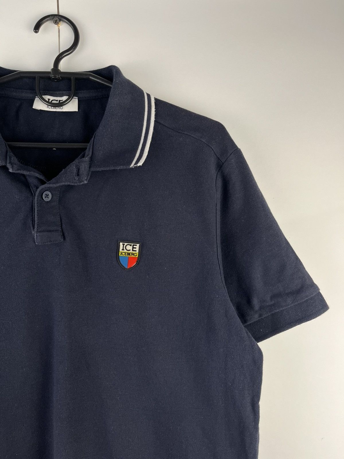 Iceberg Ice Iceberg Luxury Cotton Polo Shirt Size US L / EU 52-54 / 3 - 3 Thumbnail