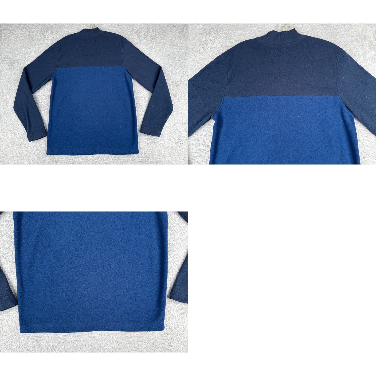 Levi's Levis Sweater Men Small Blue Fleece 1/4 Zip 100% Polyester Pullover Size US S / EU 44-46 / 1 - 9 Thumbnail