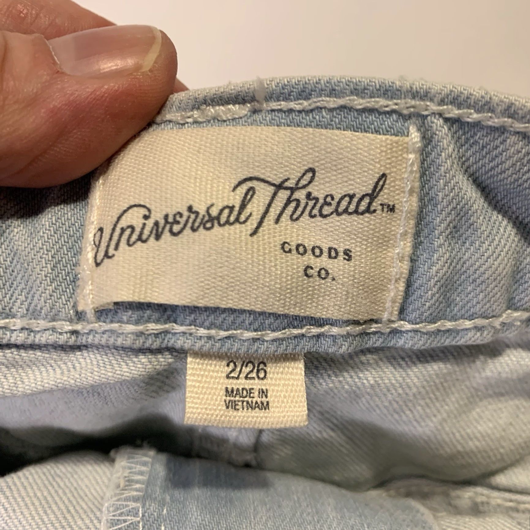 Vintage Vintage Women's Jean Shorts 2/26 High Rise Midi 90s Retro Casual Denim 29x3.5 Stretch Blue Women's Size 26" / US 2 / IT 38 - 3 Thumbnail