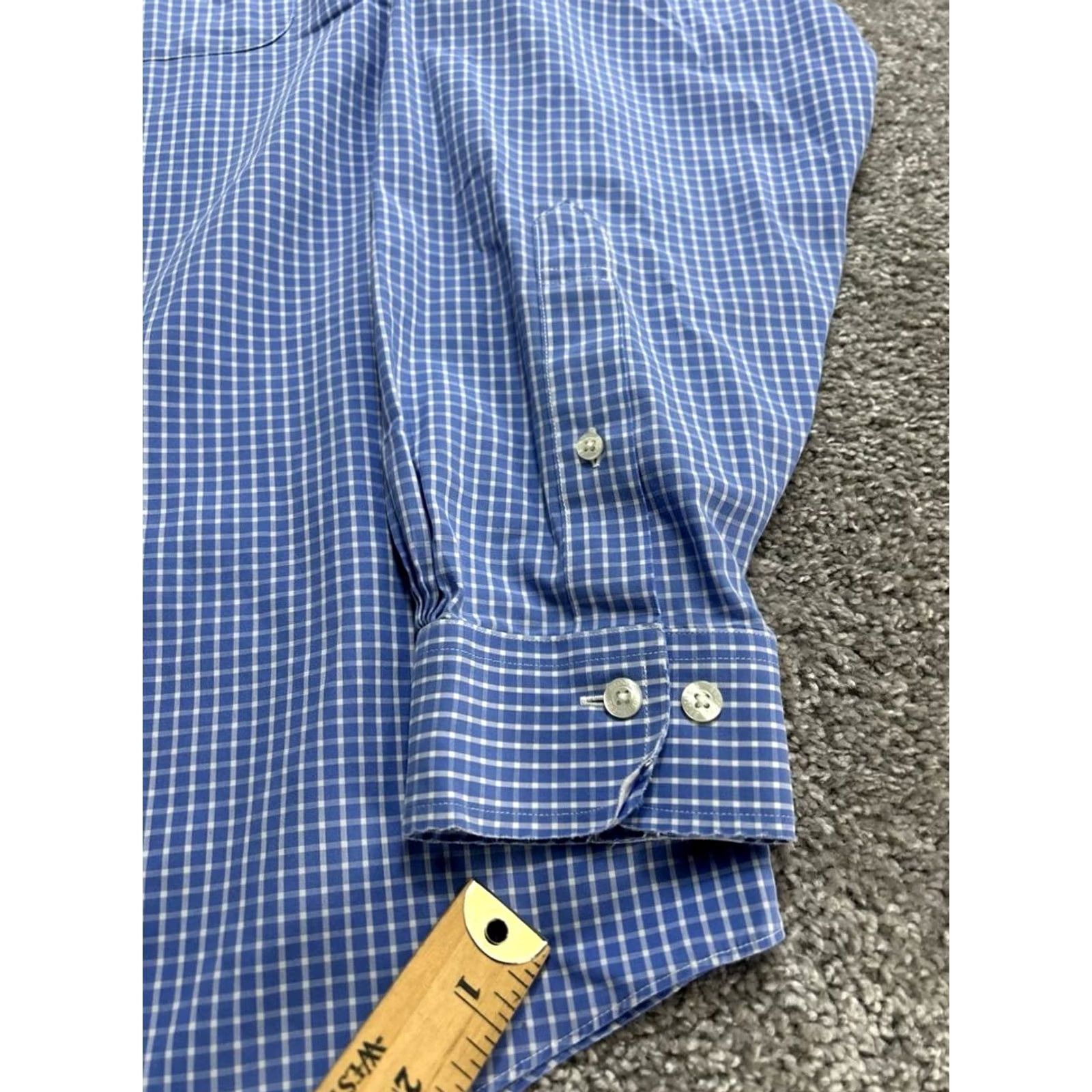 Brooks Brothers Brooks Brothers The Original Polo Shirt Mens Large Blue Cotton Traditional Fit Shirt Mens Large Blue Cotton Size US L / EU 52-54 / 3 - 7 Thumbnail