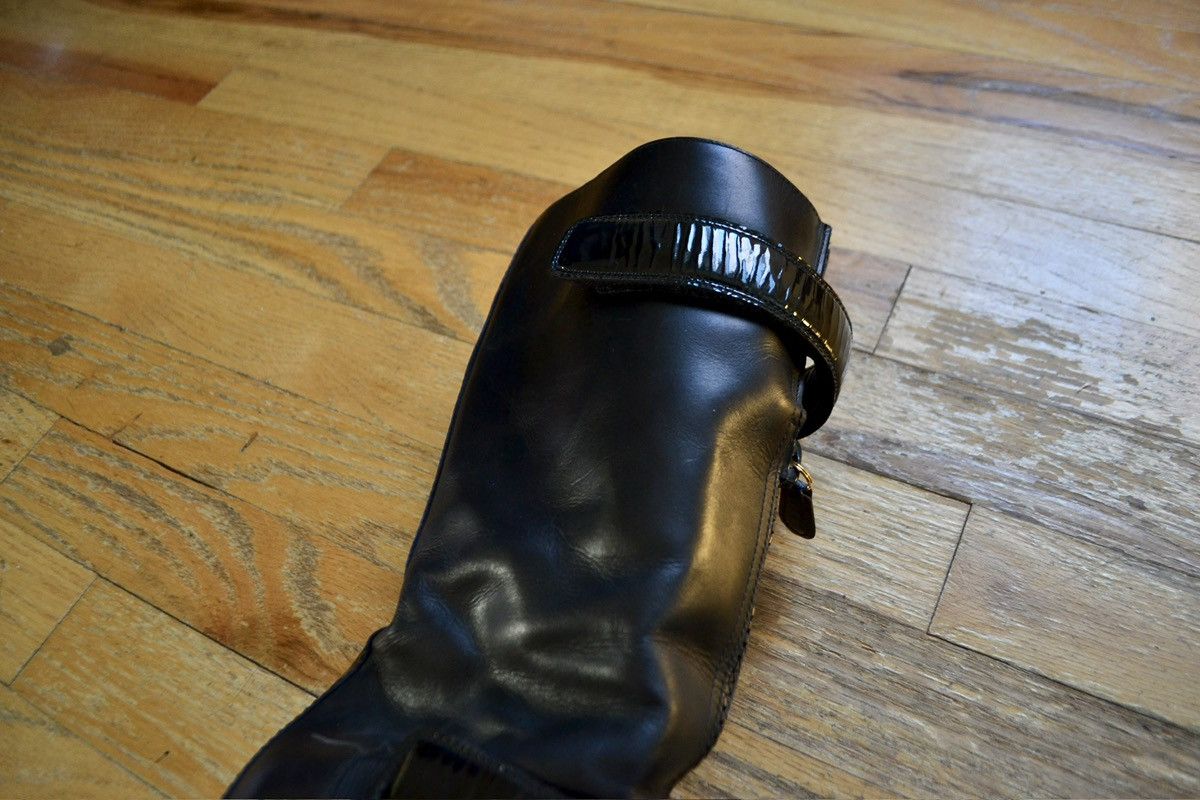 Louis Vuitton FW2006 by Marc Jacobs Wedged Shearling Lined Knee-High Boots Size US 10 / IT 40 - 5 Thumbnail