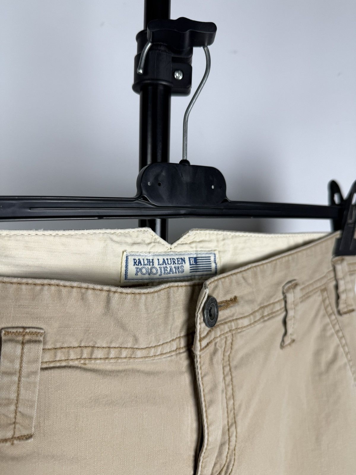 Hysteric Glamour × Polo Ralph Lauren × Vintage Flared Polo Ralph Lauren Vintage 90s Y2K Jeans Pants Size 29" - 6 Thumbnail