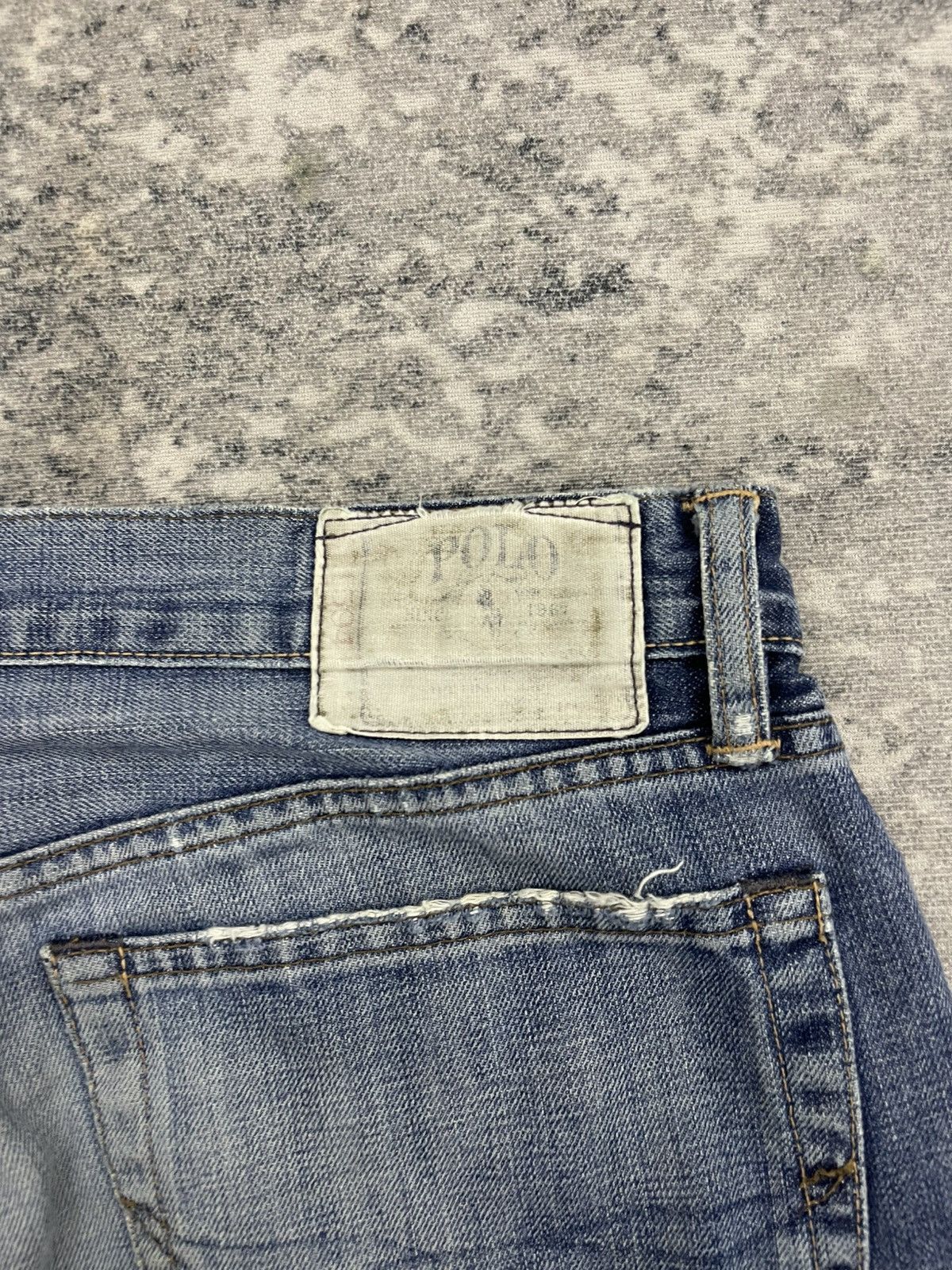 RRL Ralph Lauren Vintage Polo Ralph Lauren Baggy Distressed Denim Size US 36 / EU 52 - 21 Thumbnail