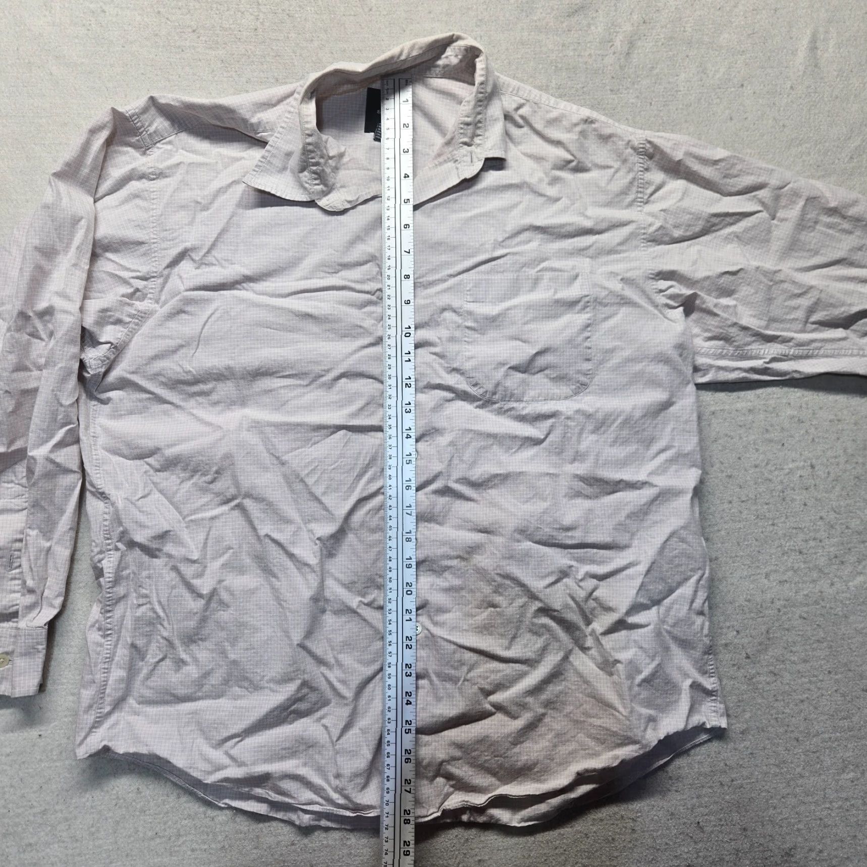 Vintage Slates Shirt Long Sleeve Mens L White Check Button-Up Fashion, Classic, Preppy Size US L / EU 52-54 / 3 - 6 Thumbnail