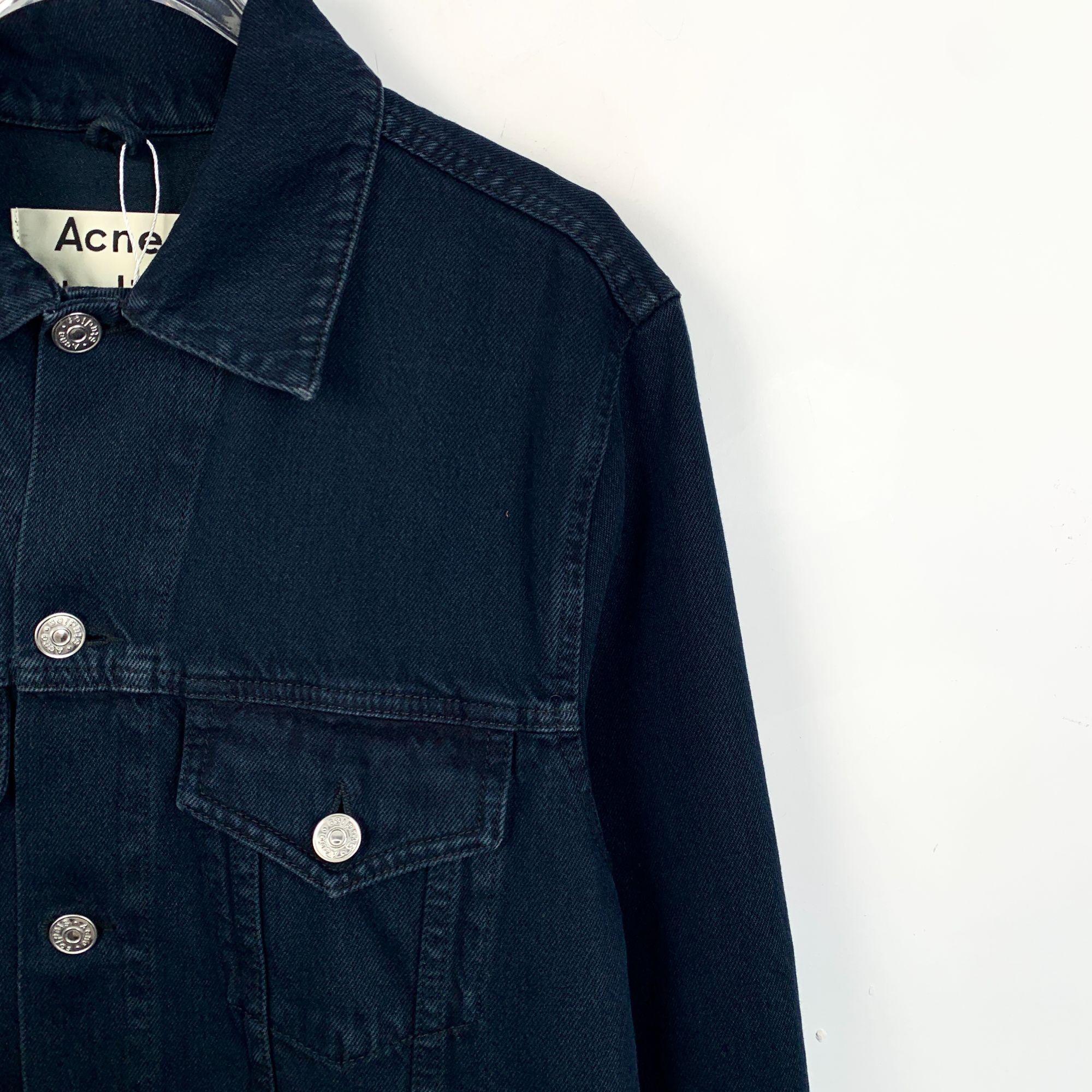 Acne Studios H11544 Acne Studios Mens Black Denim Jacket Size US M / EU 48-50 / 2 - 3 Thumbnail