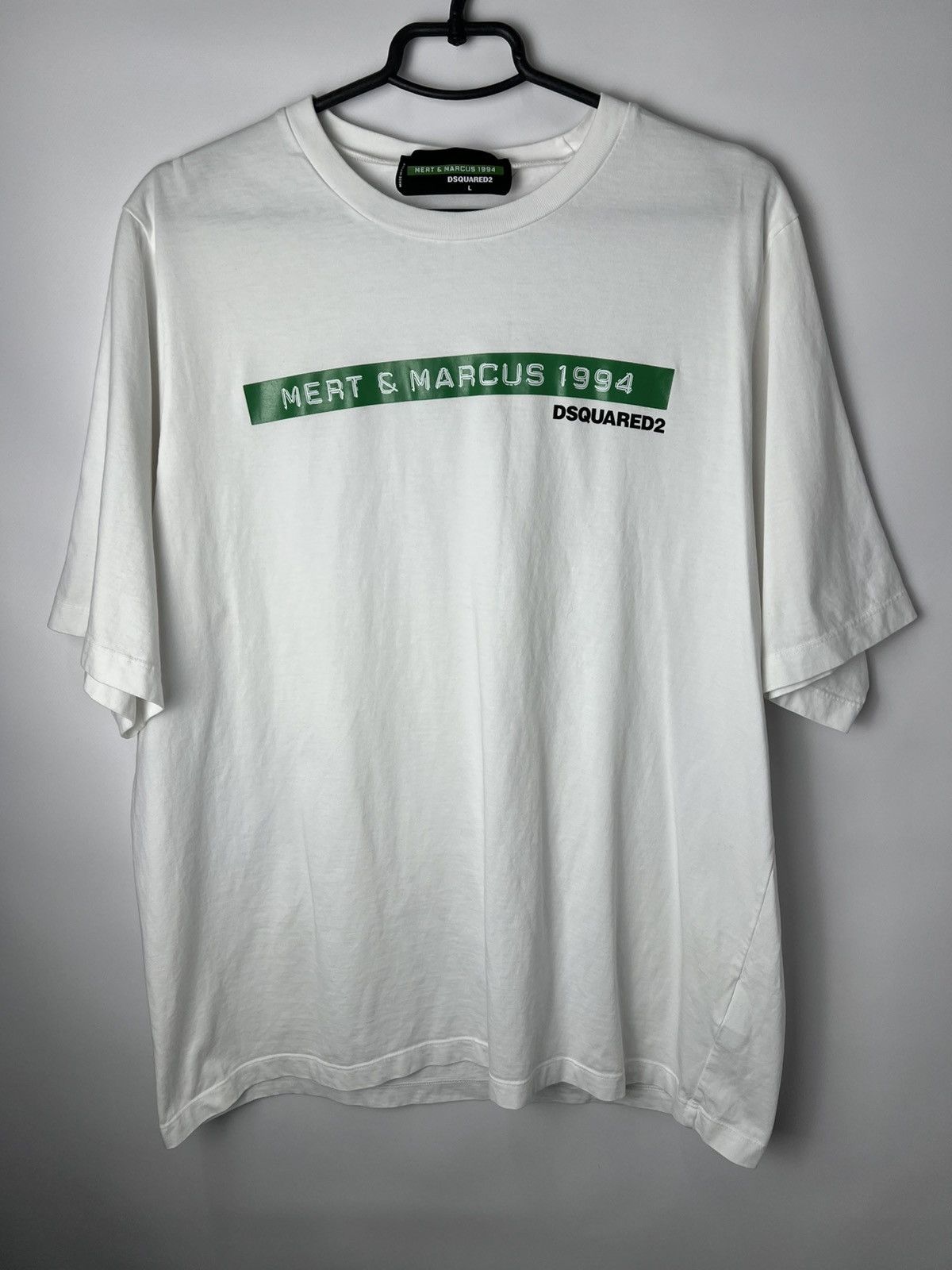 Designer Streetwear Dsquared2 Mert Marcus 1994 T-shirt oversized Size US L / EU 52-54 / 3 - 1 Thumbnail