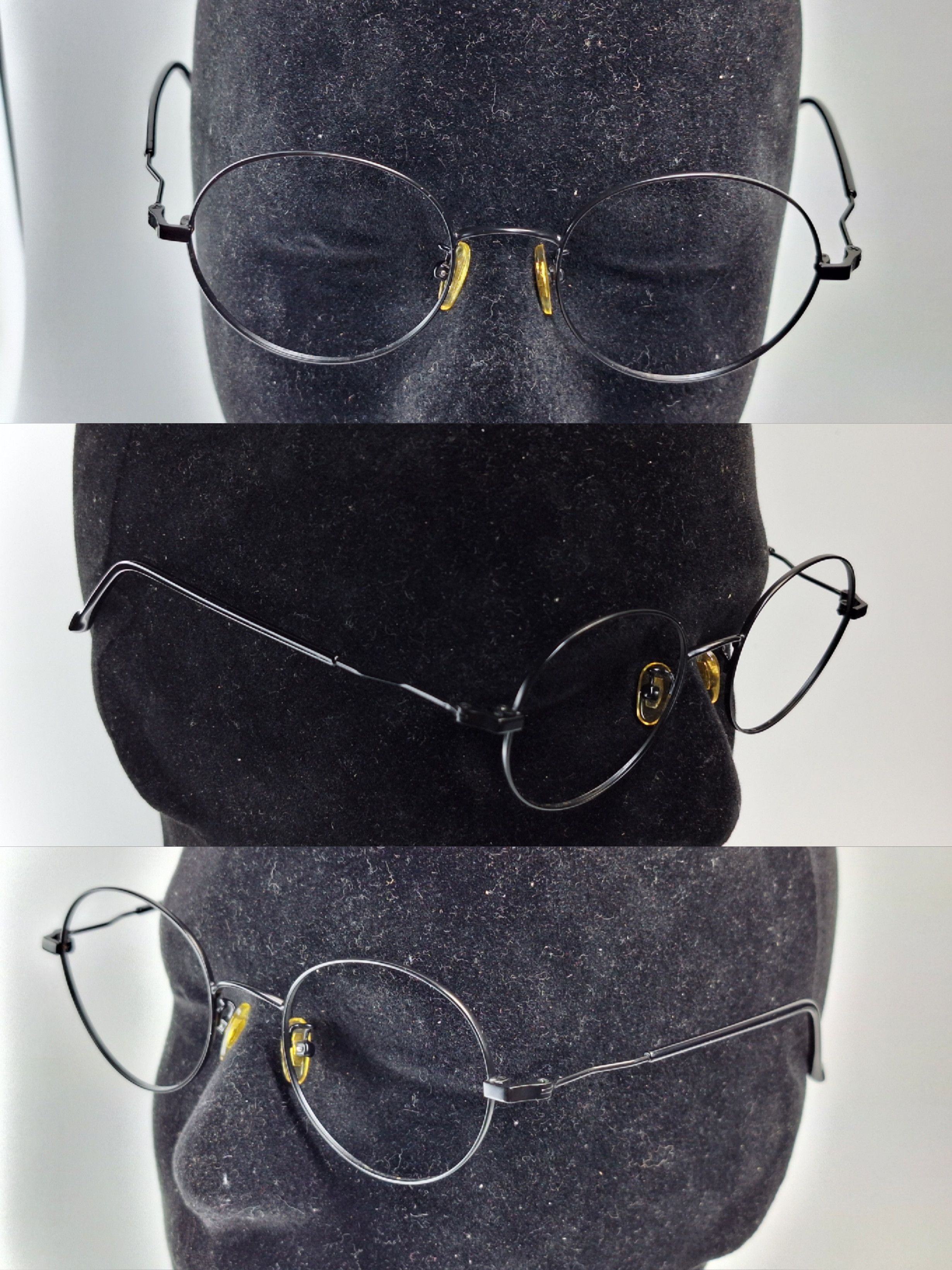 Other Japan Vintage Sabae 7g Beta Titanium Round Eyeglass Frame Size ONE SIZE - 8 Thumbnail
