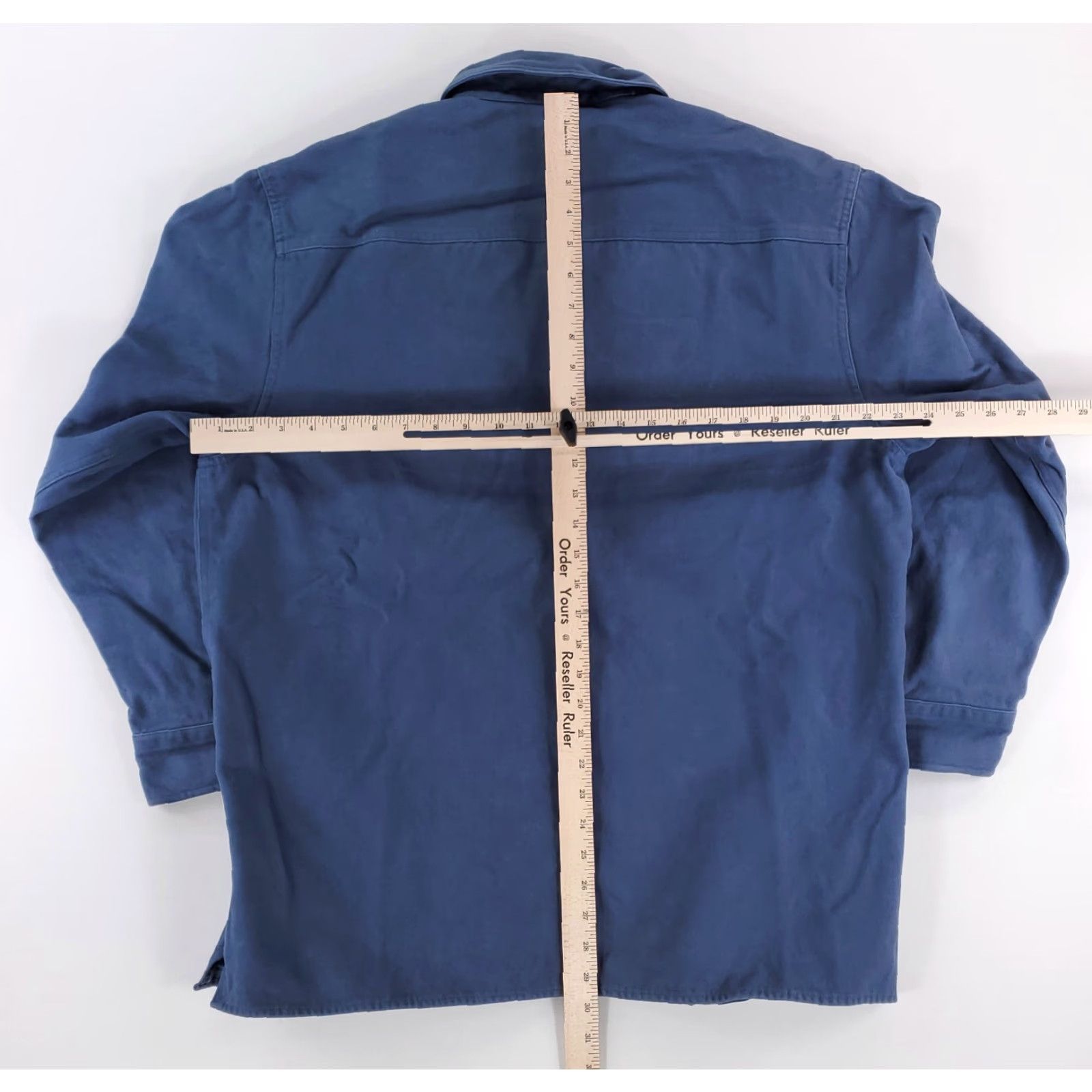 Levi's VINTAGE Levi's Button-Up Shirt Jacket Shacket Blue Long Sleeve Mens M Size US M / EU 48-50 / 2 - 8 Thumbnail