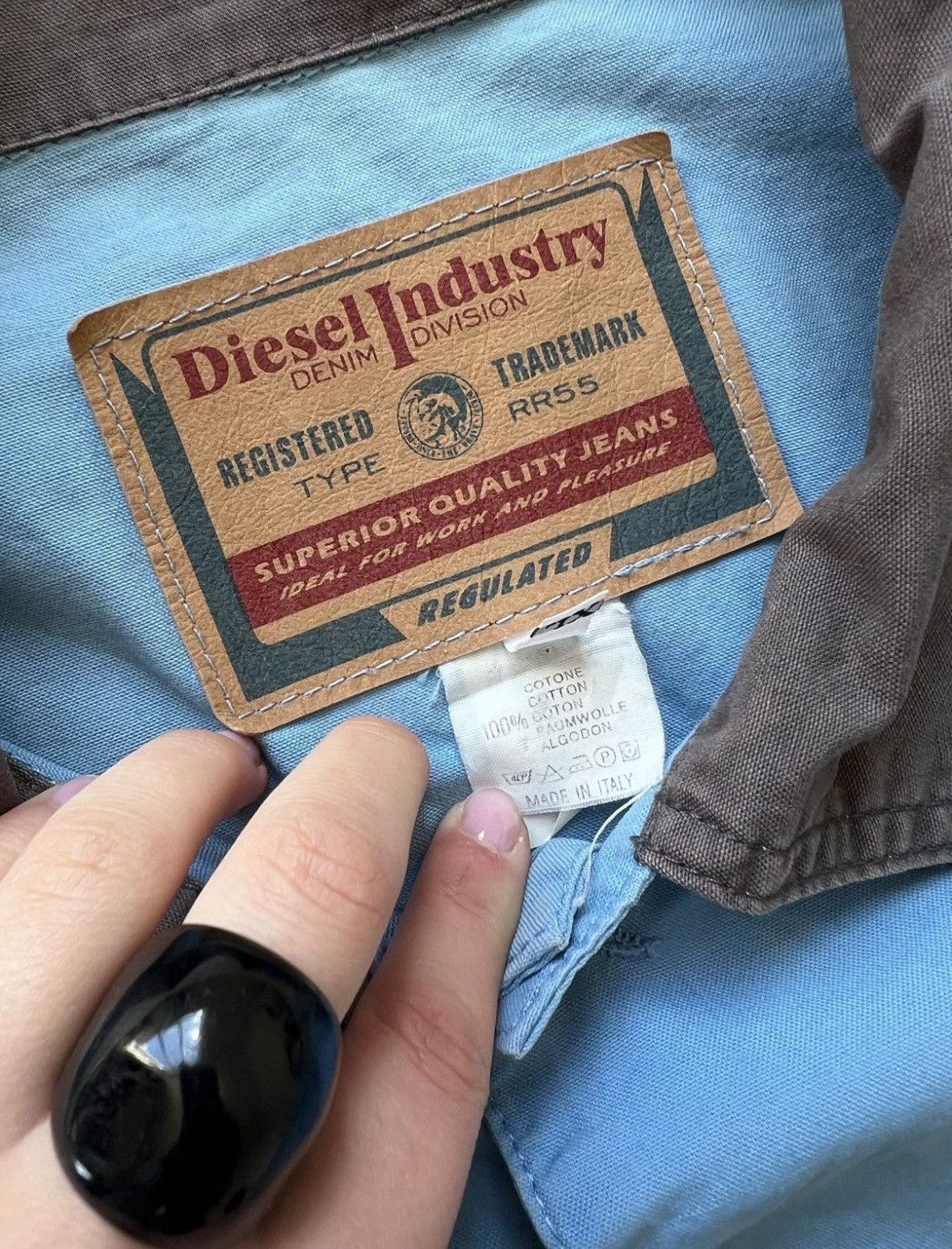 Diesel Vintage Diesel Denim Jacket Size US XL / EU 56 / 4 - 6 Thumbnail
