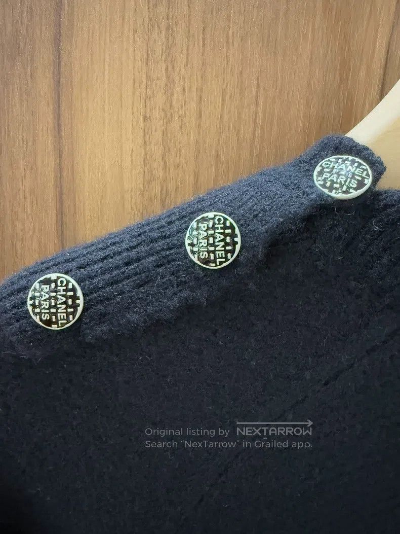 Chanel Chanel Black cashmere blended sweater Size XS / US 0-2 / IT 36-38 - 3 Thumbnail